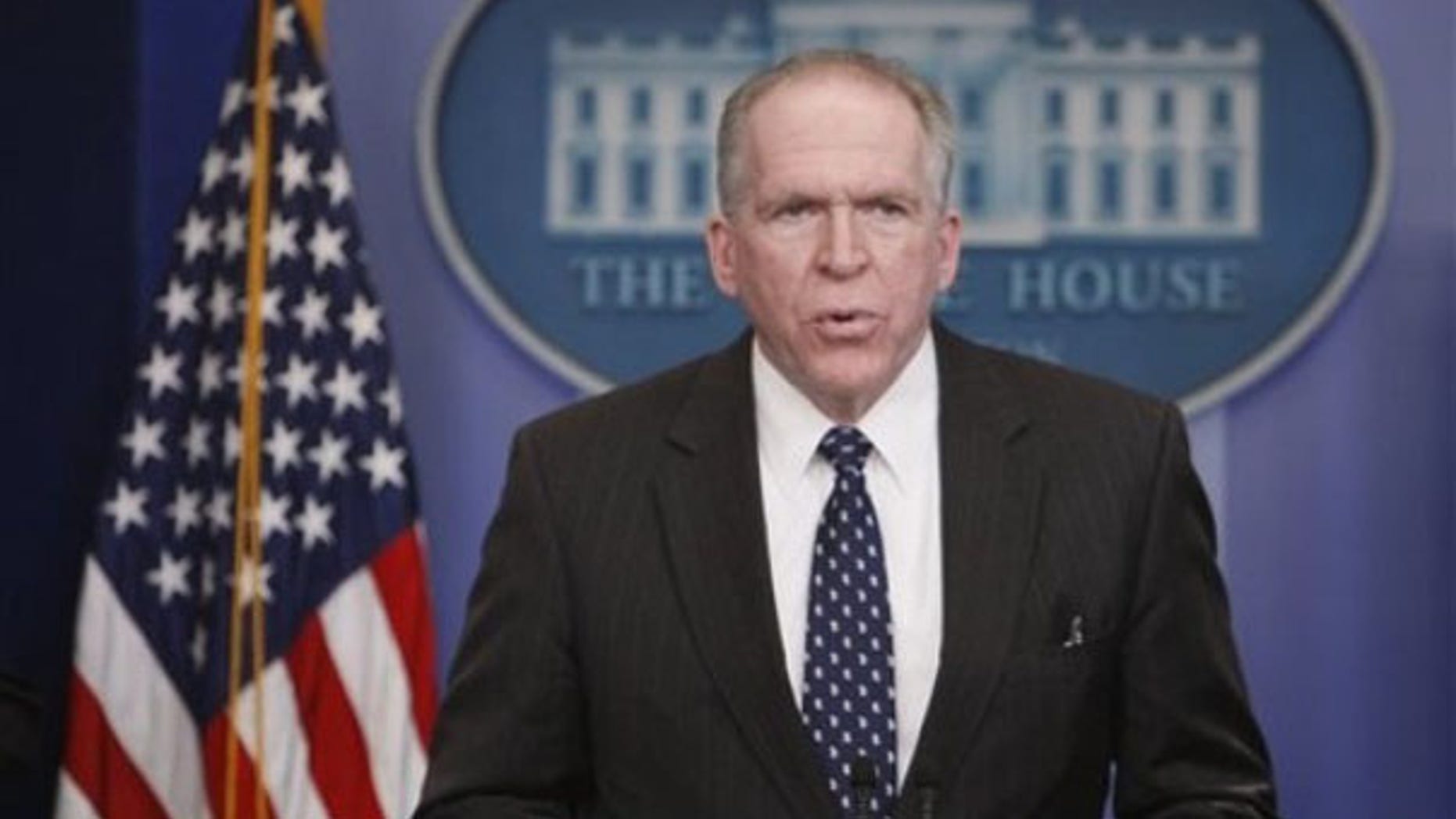 White House counterterrorism adviser John Brennan speaks to reporters in the White House Jan. 7. (AP Photo)