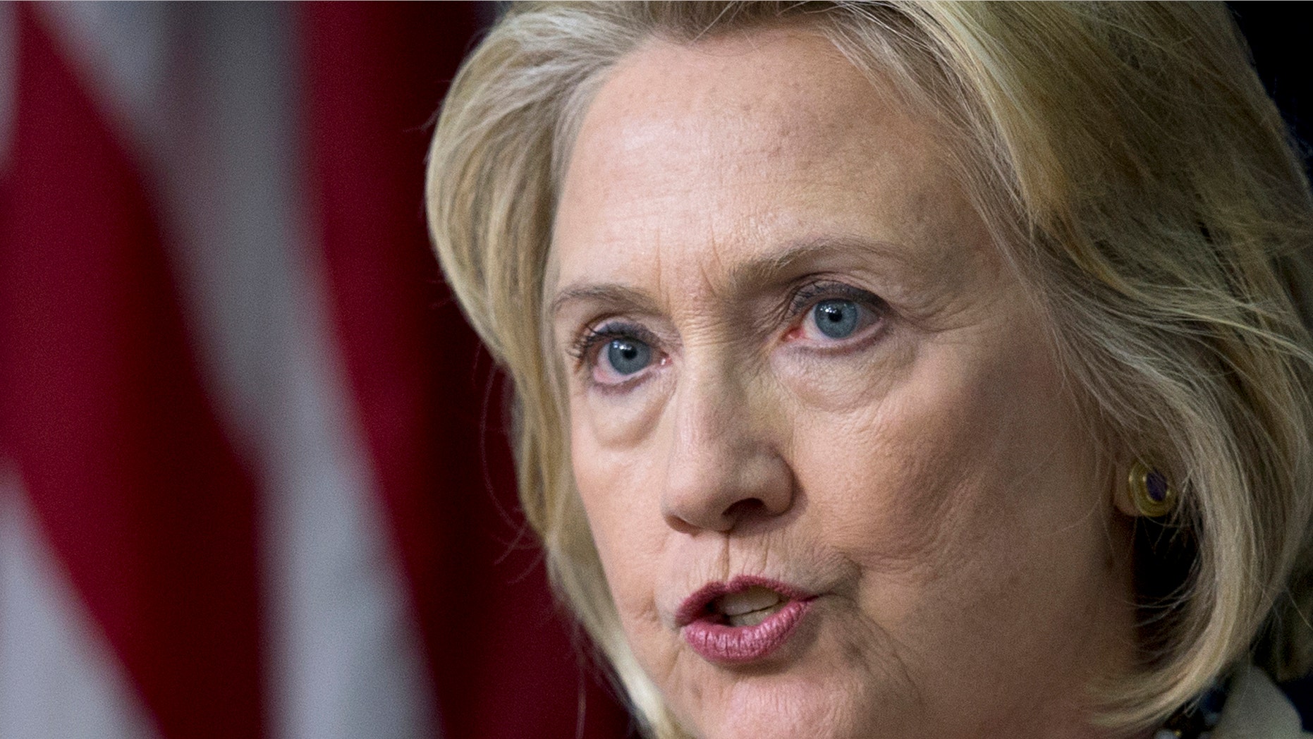 Sept. 9, 2013: Hillary Clinton speaks to reporters at the White House.
