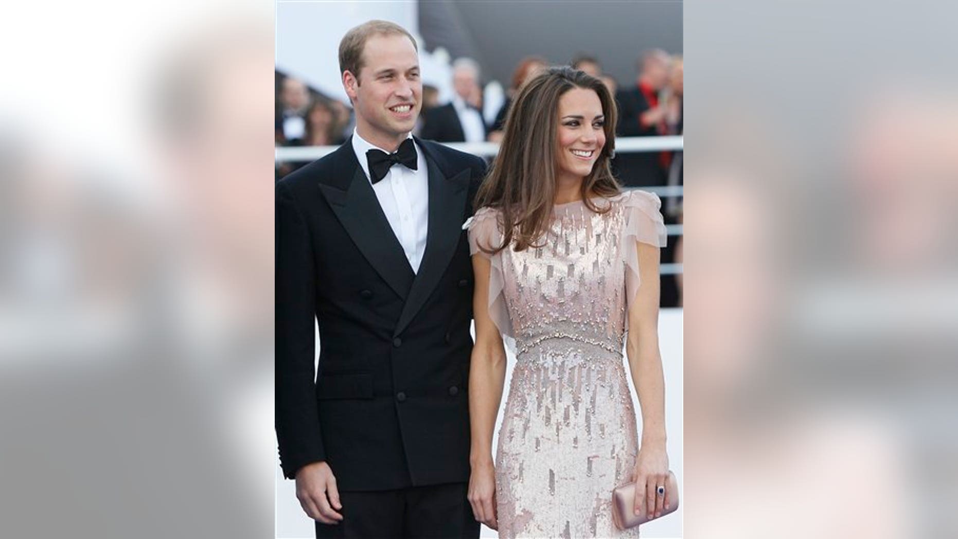 Britain's Prince William, the Duke of Cambridge, and his wife Kate, Duchess of Cambridge arrive at a charity event for Absolute Return for Kids, ARK, in central London, Thursday, June, 9, 2011. The charity event is the first official engagement for the couple since they were married on April 29.(AP Photo/Alastair Grant)