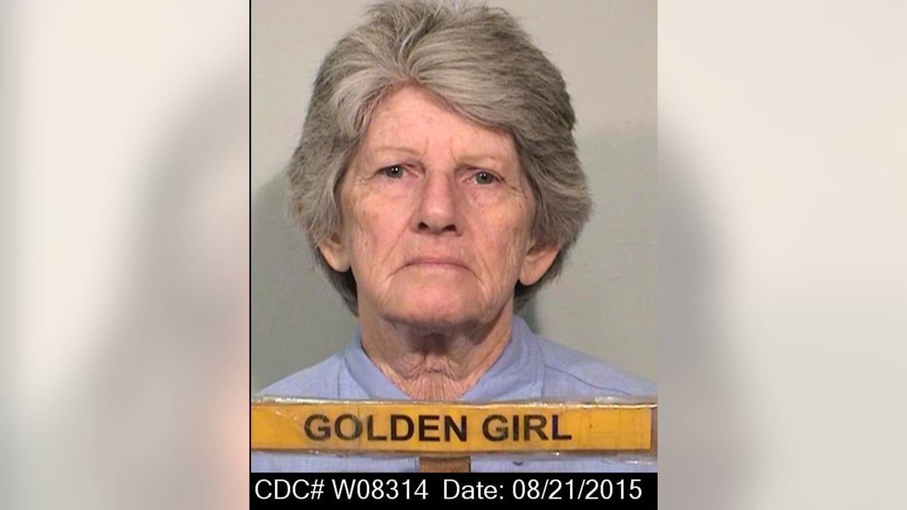 FILE - This Dec. 2, 2014 file photo provided by the California Department of Corrections and Rehabilitation shows Patricia Krenwinkel. Krenwinkel, a follower of cult killer Charles Manson, is again seeking parole 47 years after she helped kill actress Sharon Tate and six others in 1969. (California Department of Corrections and Rehabilitation via AP, File)