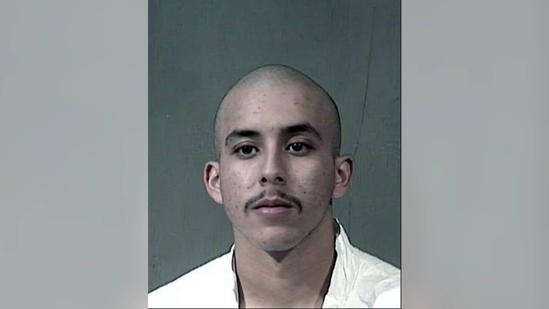 FILE - This 2010 file photo provided by the Maricopa County, Ariz., Sheriff’s Office shows suspect Christopher Rey Licon. A jury has convicted Licon of murder for killing his brother in a drug dispute and fatally shooting his 6-year-old nephew who had witnessed the death. Jurors rejected Licon's insanity defense Monday, Sept. 14, 2015, and will now determine whether he’ll be sentenced to death or life in prison. (Maricopa County Sheriff’s Office via AP, File)