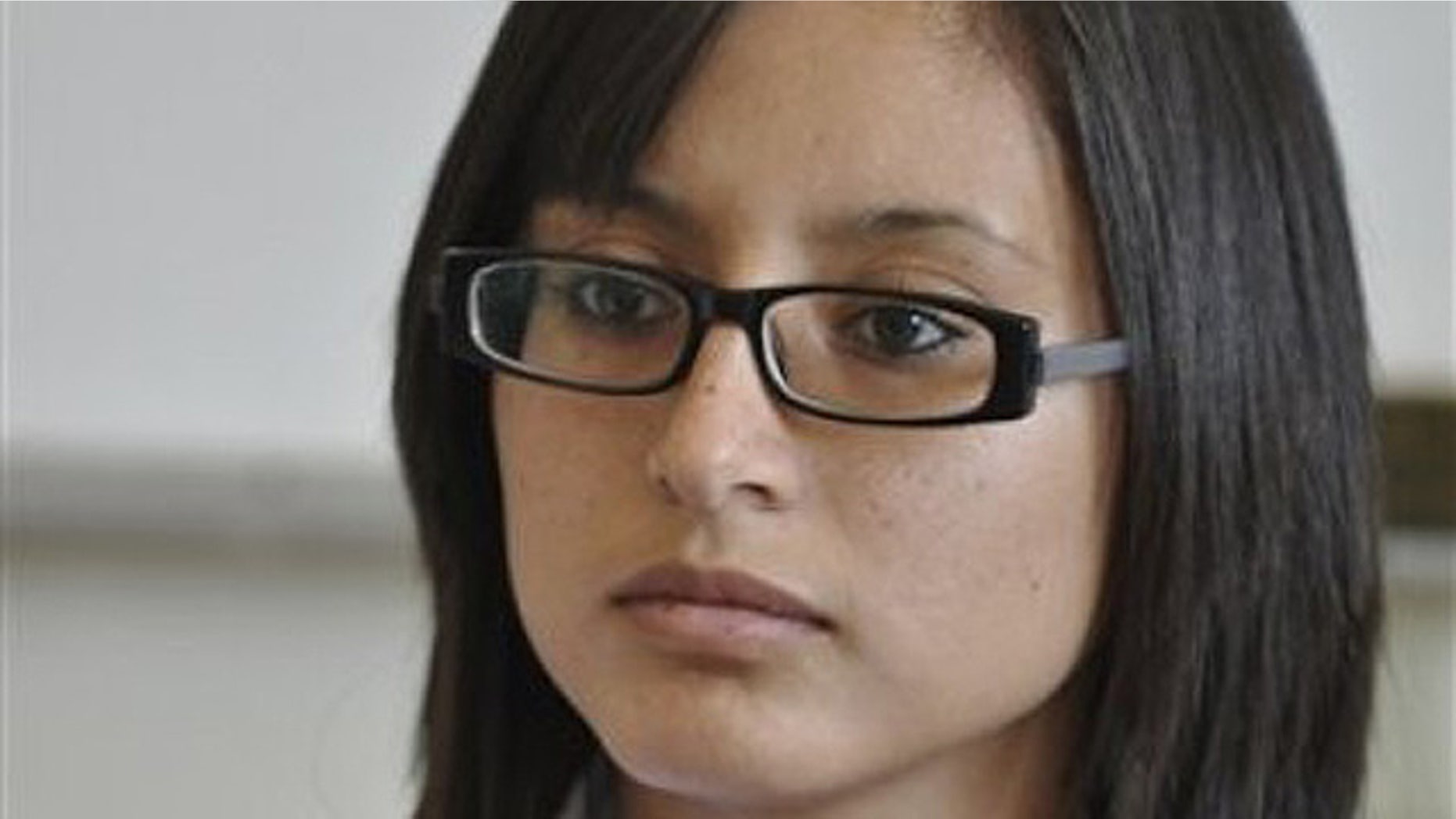 Oct. 20, 2010: Twenty-year-old Marisol Valles Garcia listens to a question during a news conference after her swearing-in ceremony as the new police chief of the border town of Praxedis G. Guerrero, near Ciudad Juarez, Mexico. (AP)