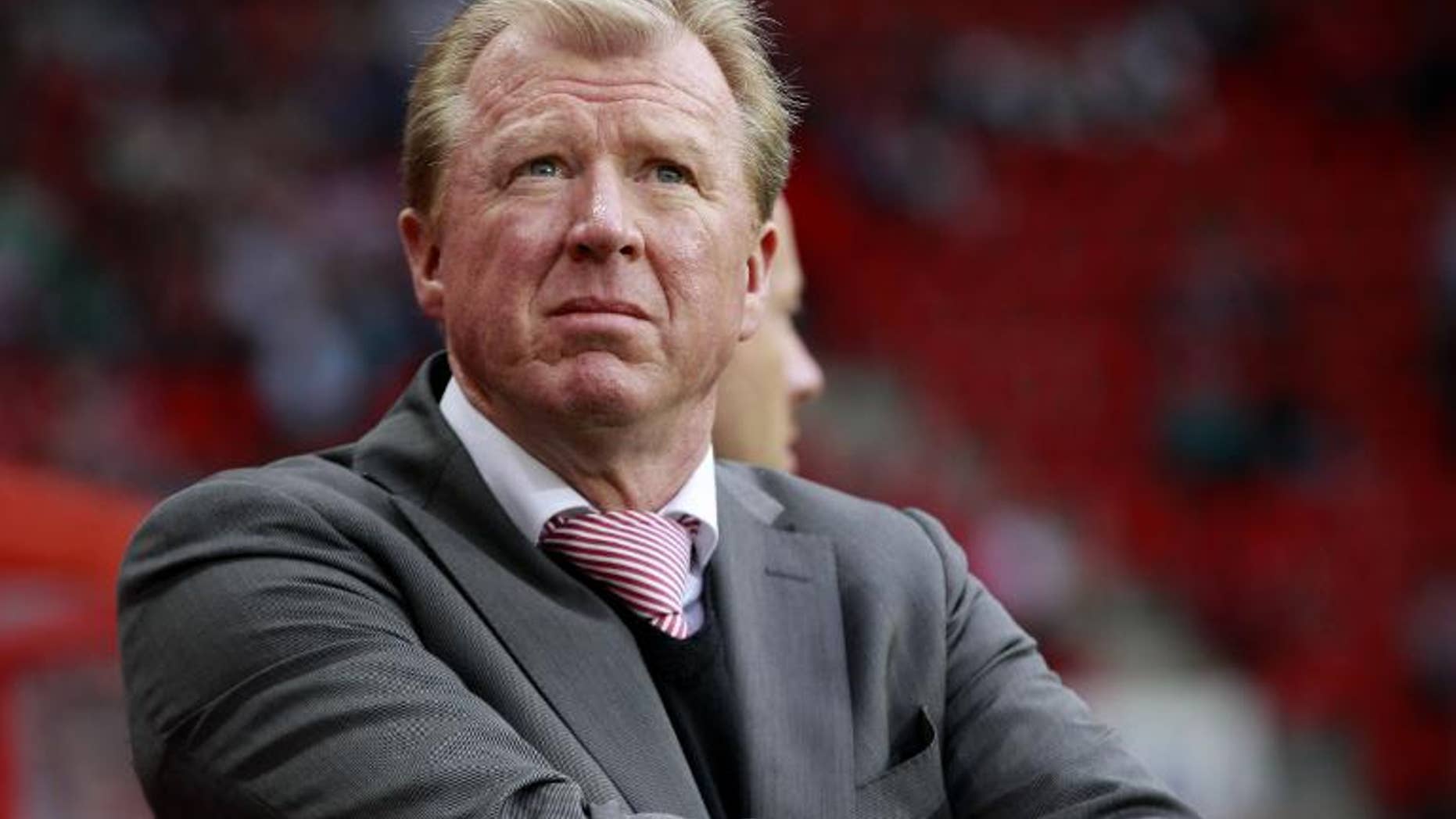 Then Twente Enschede coach Steve McClaren pictured during a Dutch League match in Enschede on February 2, 2012