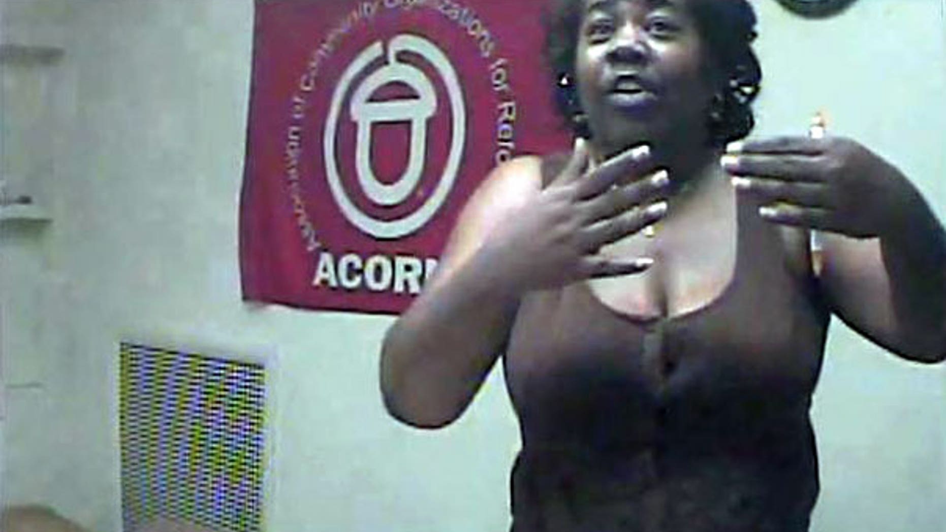 An ACORN employee is shown in one of many hidden camera sting operations by two independent journalists reporting on wrongdoing.