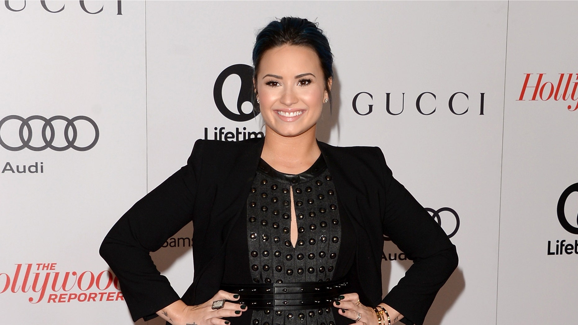 Demi Lovato on December 11, 2013 in Beverly Hills, California.