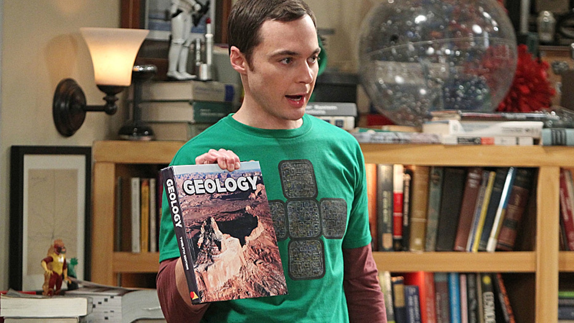 Jim Parsons on the CBS Television Network's "The Big Bang Theory."