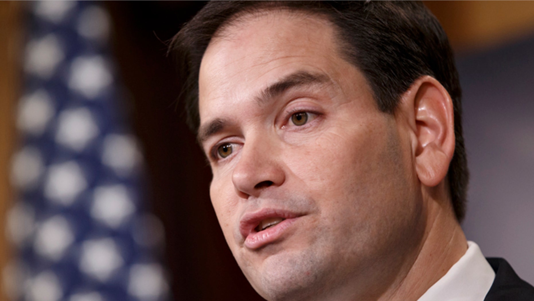 Dec. 17, 2014: Sen. Marco Rubio, R-Fla., speaks on Capitol Hill in Washington.