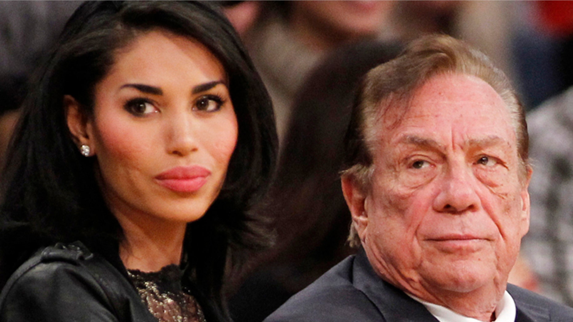 Donald Sterling and V. Stiviano in a December 2010 file photo
