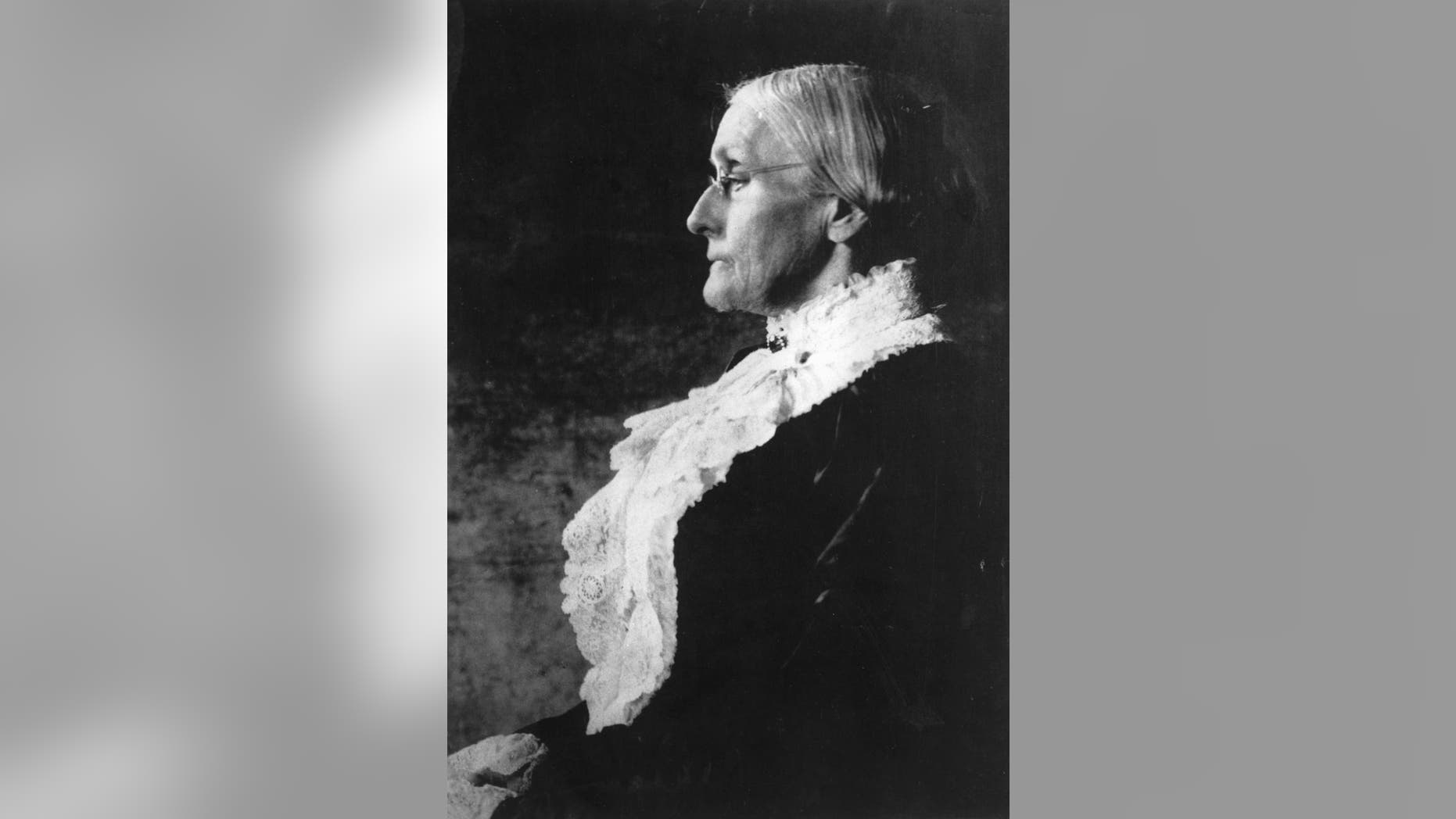 FILE - This undated file photo shows social reformer and women's suffrage movement leader Susan B. Anthony. The University of Rochester, in Anthony's western New York hometown, has acquired a trove of 19th-century letters she wrote to a fellow leader in the women's rights movement. The letters were written between 1869 and 1880 to Isabella Beecher Hooker, a member of a prominent Connecticut family. (AP Photo, File)