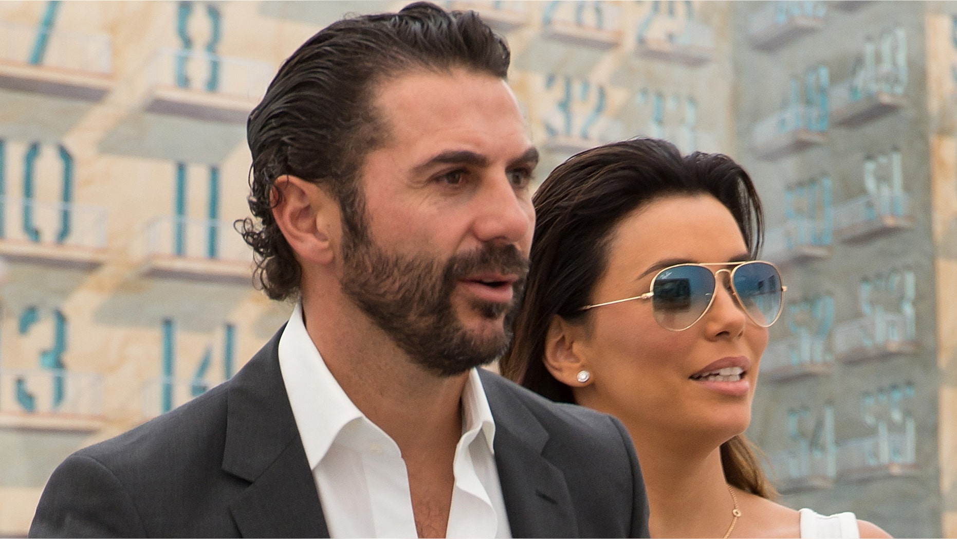 Jose Antonio Baston and Eva Longoria in a May 2014 file photo.