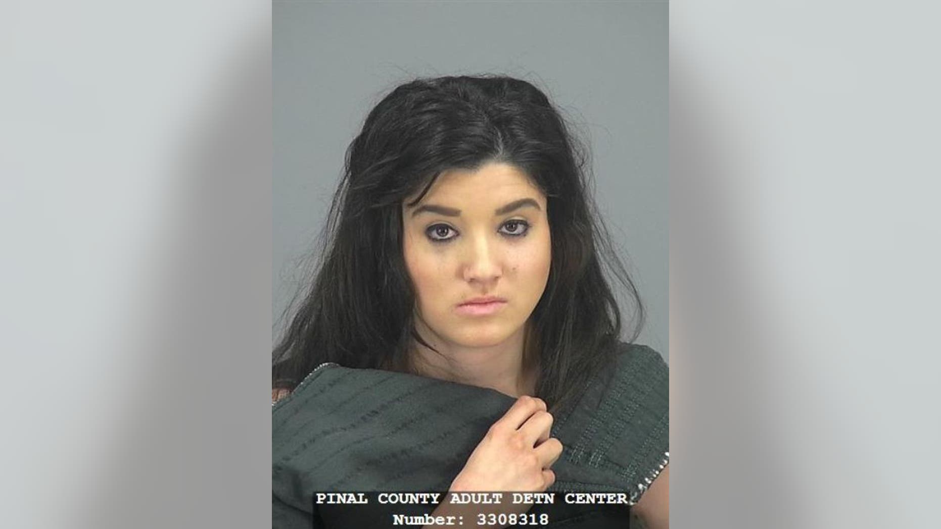 Brittany Velasquez, 20, was arrested after her two children were found dead in a car, police said. (Pinal County Sheriff’s Office)