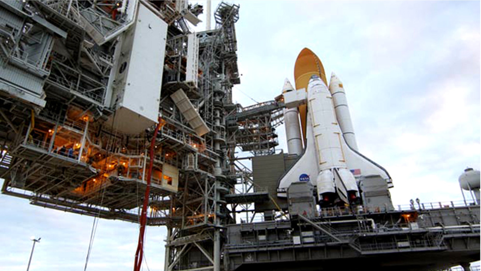 Space shuttle Discovery is prepared for its final launch into space, which is scheduled for Nov. 1, 2010 from the Kennedy Space Center in Cape Canaveral, Fla.