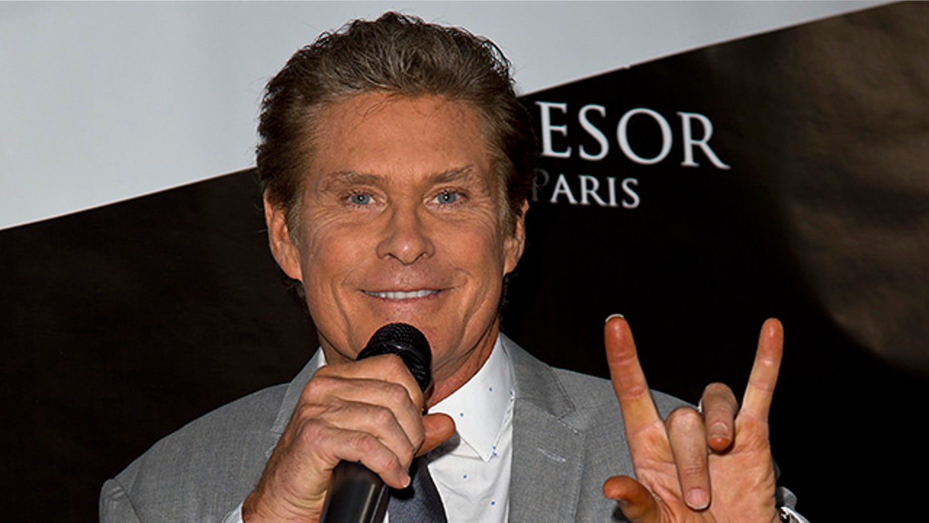 LONDON, ENGLAND - JUNE 16: David Hasselhoff attends the Tresor Paris Store launch on June 16, 2015 in London, England. (Photo by Ben A. Pruchnie/Getty Images)