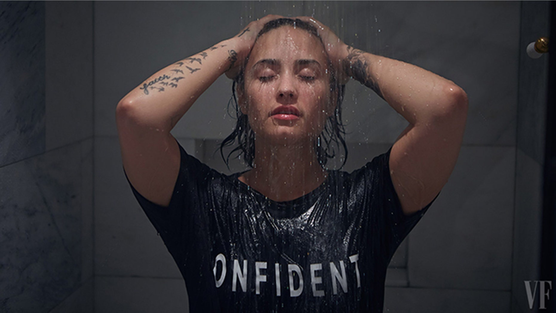 Demi Lovato from her Vanity Fair photo shoot.