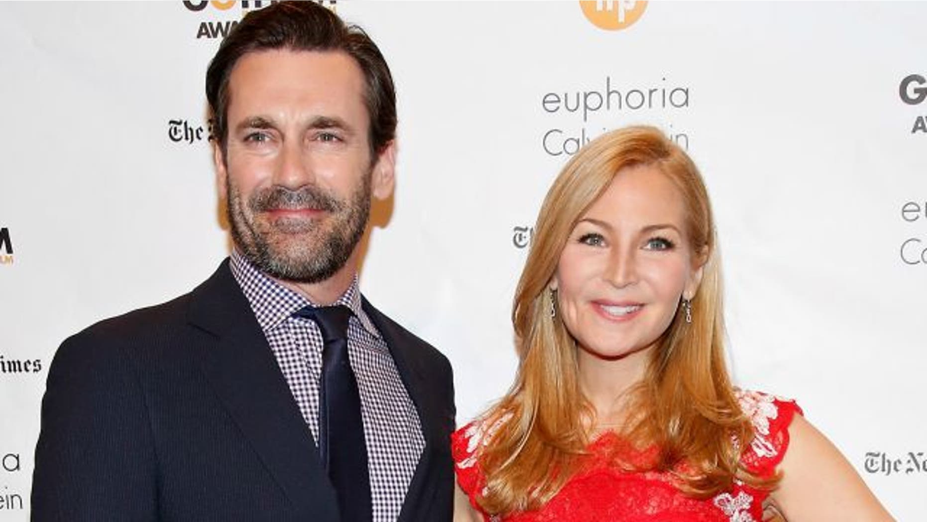 NEW YORK, NY - DECEMBER 01: Actors Jon Hamm (L) and Jennifer Westfeldt attend the 24th Annual Gotham Independent Film Awards at Cipriani Wall Street on December 1, 2014 in New York City. (Photo by Cindy Ord/Getty Images)