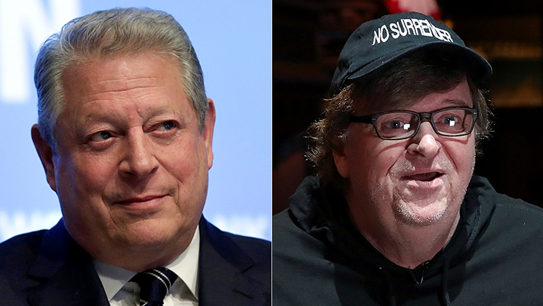 Al Gore and Michael Moore