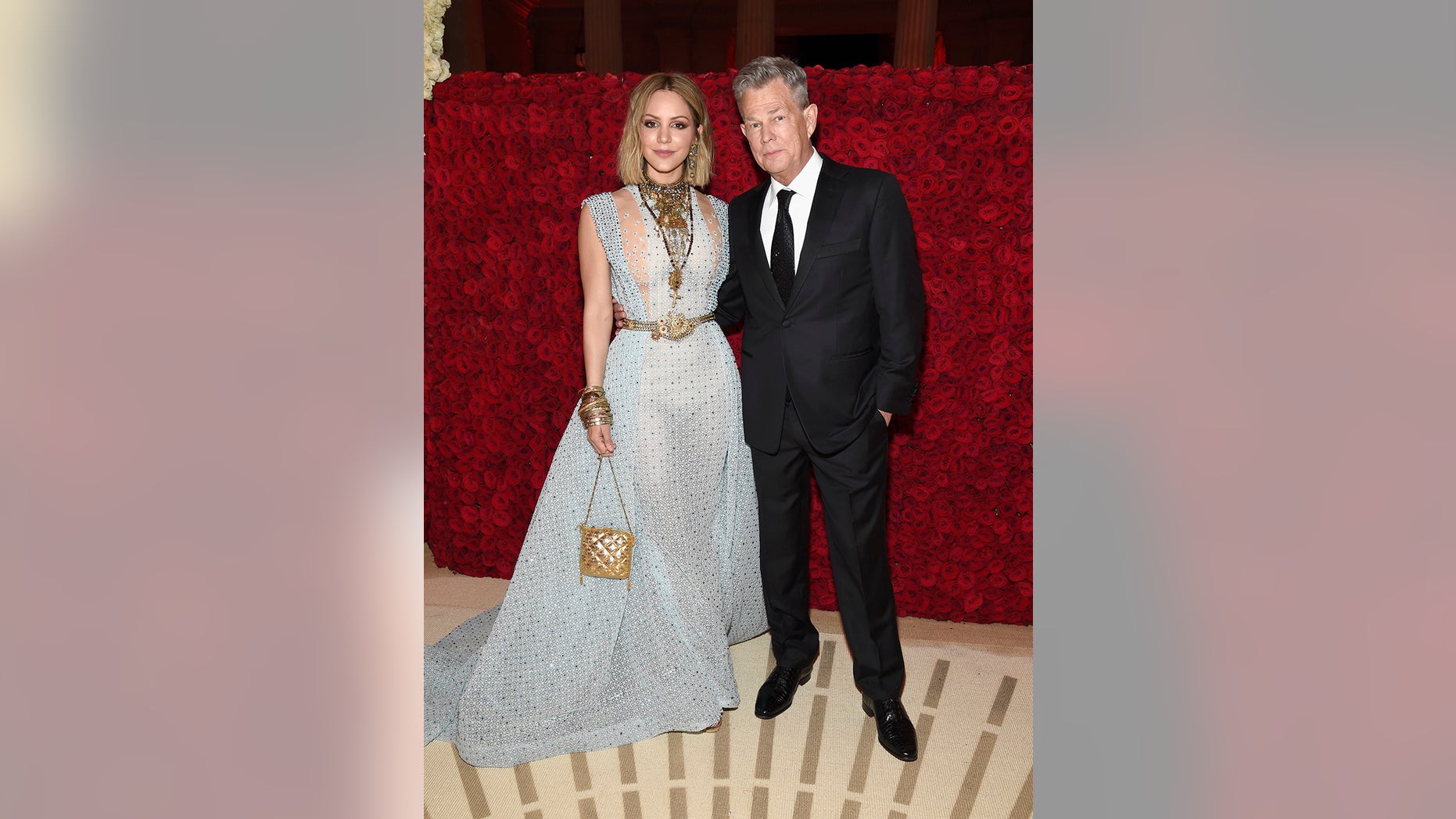 Singer Katharine McPhee of "American Idol" fame confirmed her long-rumored romance with music producer David Foster at the annual Met gala in New York City where she told ET they were having "a nice date night." <b><a href="https://www.etonline.com/katharine-mcphee-and-david-foster-make-met-gala-debut-as-a-couple-with-a-nice-date-night-exclusive" target="_blank">MORE: KATHARINE MCPHEE AND DAVID FOSTER MAKE MET GALA DEBUT AS A COUPLE</a></b>