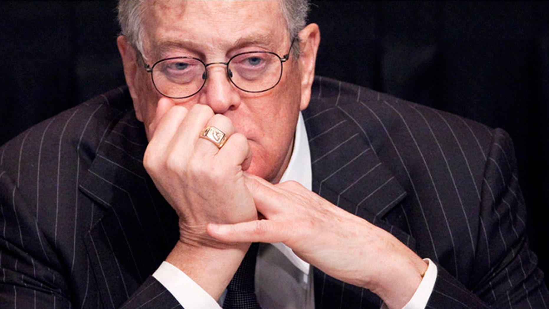 FILE -- April 11, 2011: David Koch, executive vice president of Koch Industries, attends a meeting in New York, NY.
