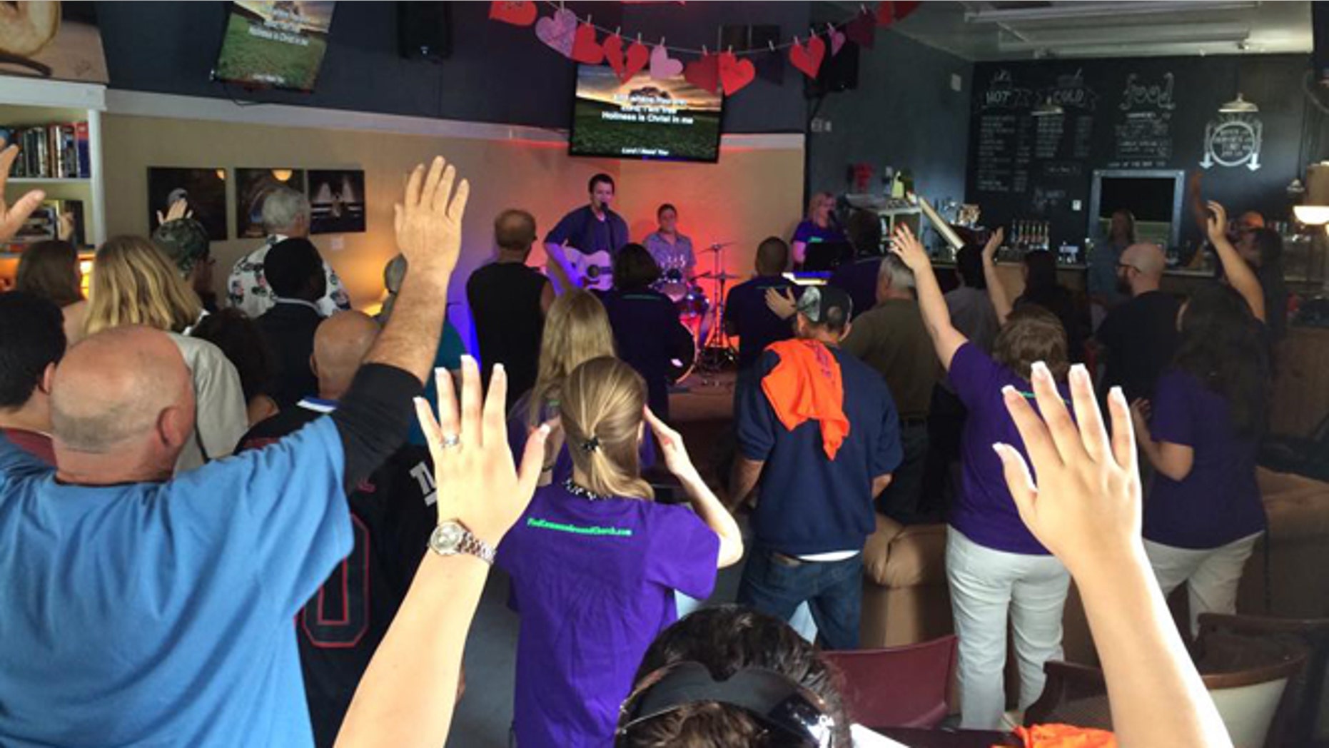 A worship service at Common Ground Church in Lake Worth, Fla.