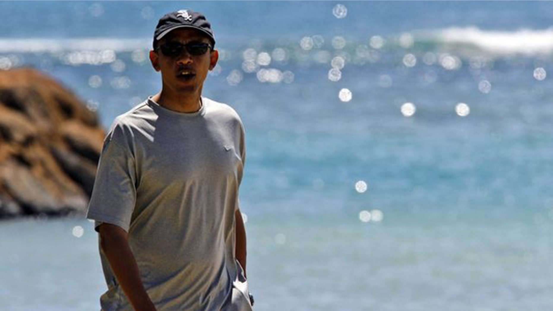 FILE -- Then-presidential candidate Barack Obama on vacation in Honolulu.