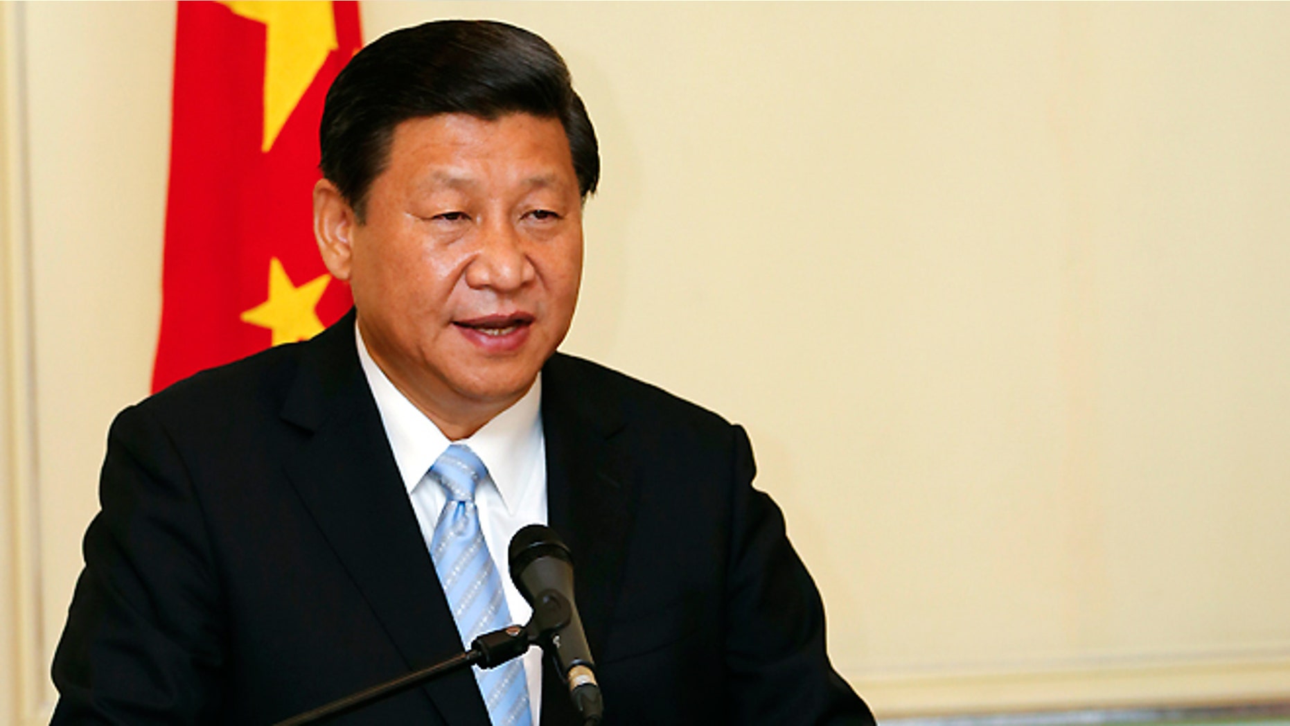 Oct. 4, 2013: Chinese President Xi Jinping speaks during a join press conference with Malaysian Prime Minister Najib Razak in Putrajaya, outside Kuala Lumpur, Malaysia. Xi is on a three-day visit aimed at deepening diplomatic and trade ties between the two countries.