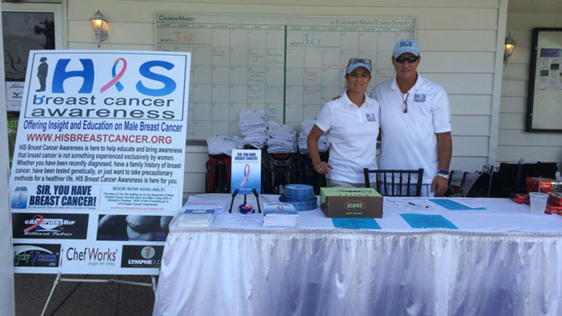 Harvey Singer and Vicki Singer Wolf, HIS Breast Cancer Awareness