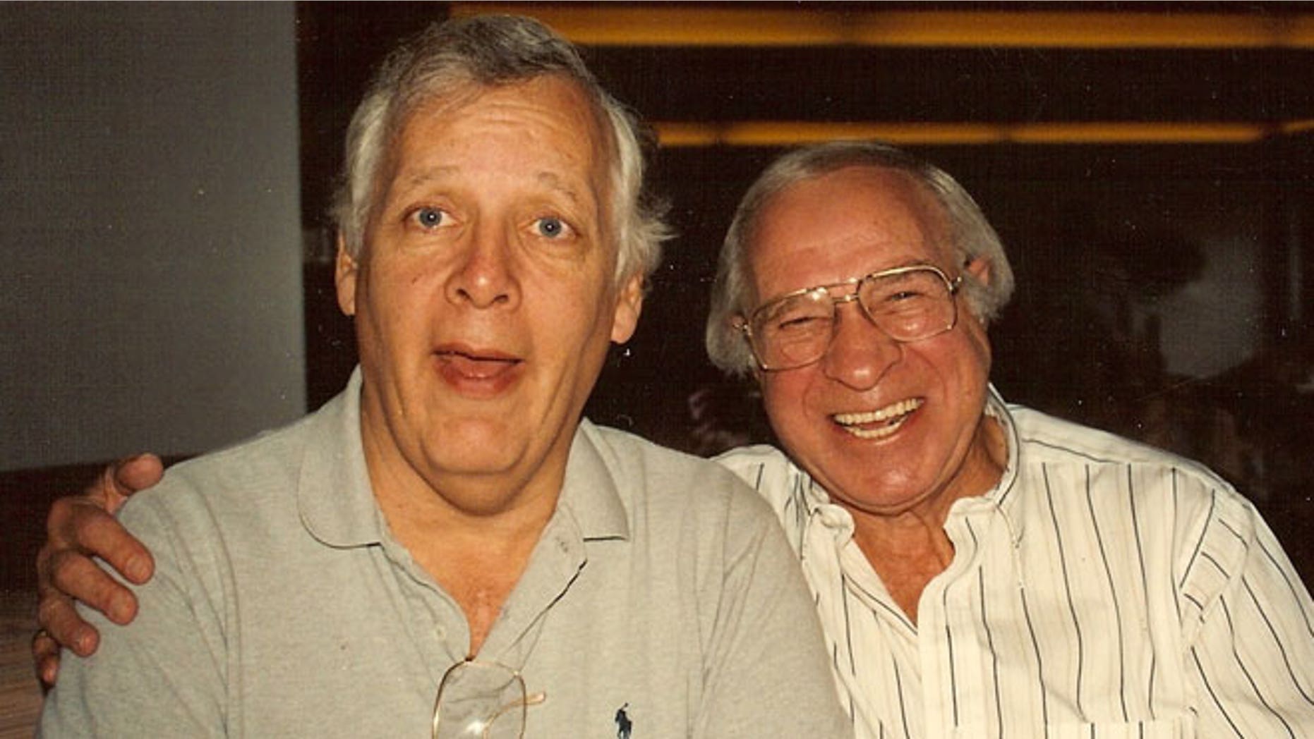 Woody Fraser (left) and Hal Meyers (right) met 30 years ago and maintained a close friendship until Hal's death in 2015.
