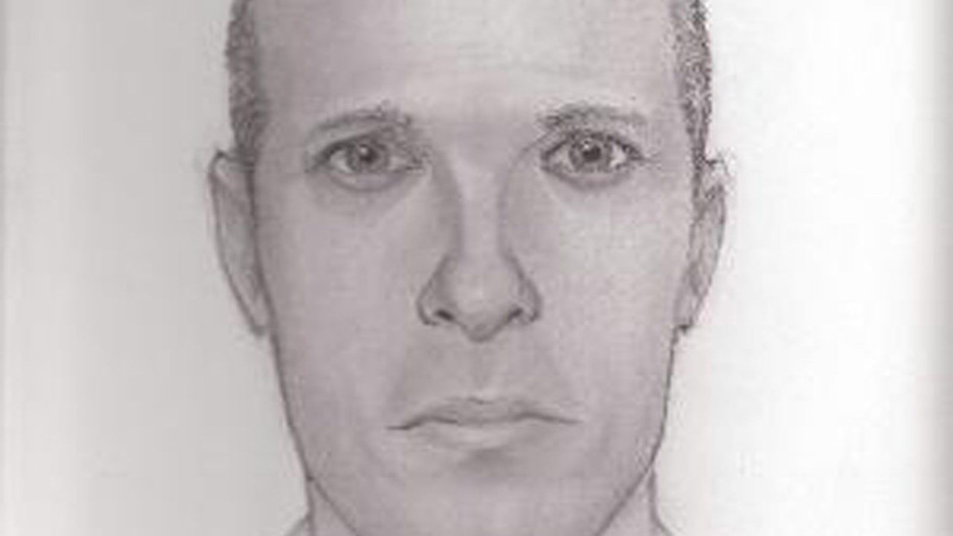 Police in Westwood, N.J., released this sketch of the man they say tried to lure a 13-year-old girl into his car on Thursday. The image matches the description of a man wanted in the attempted luring of a 12-year-old boy in Bergenfield on Monday.
