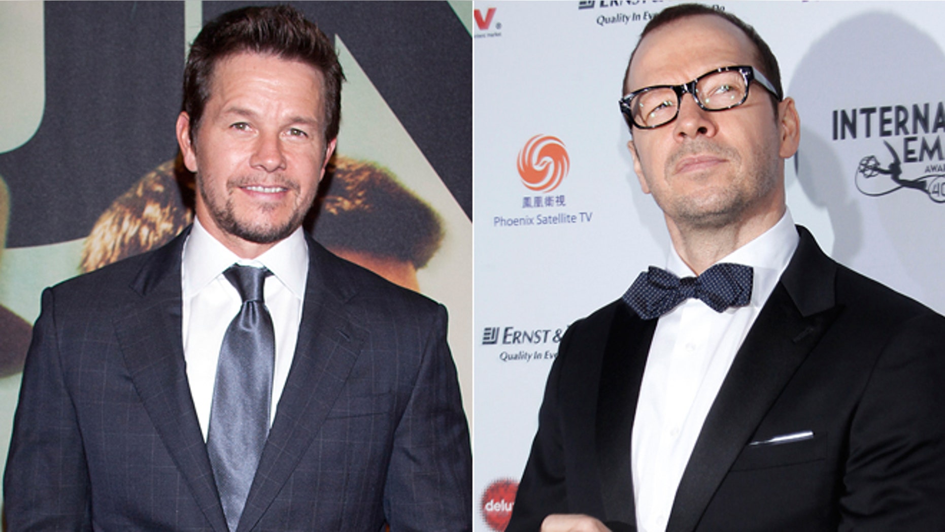 Mark, left, and Donnie Wahlberg.