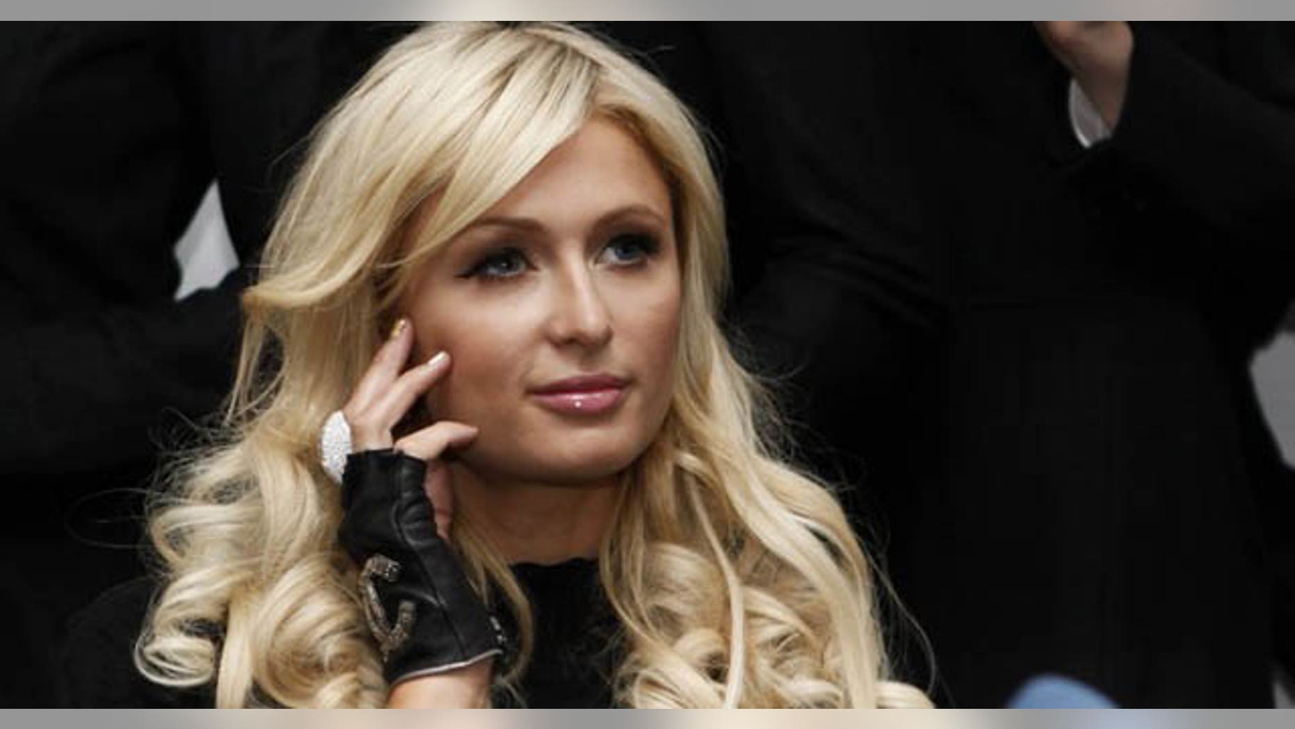 February 3, 2011: Celebrity socialite Paris Hilton attends a news conference at the Frankfurt stock exchange. REUTERS