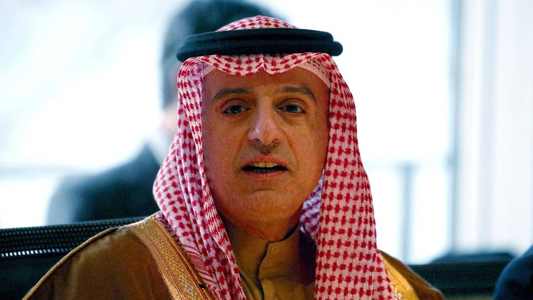 Saudi Arabian Foreign Minister Adel bin Ahmed Al-Jubeir