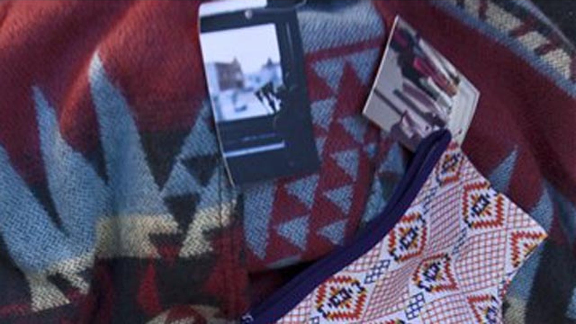 Oct. 14: Purchased items from Urban Outfitters' Navajo line are shown in Tempe, Ariz.