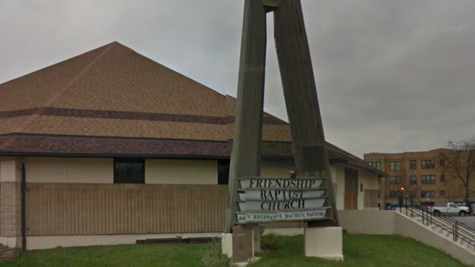 Two men were shot and killed while walking into Friendship Baptist Church.