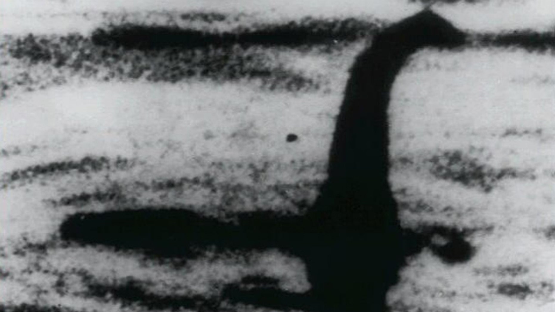 Unproven photo of the "Loch Ness Monster"