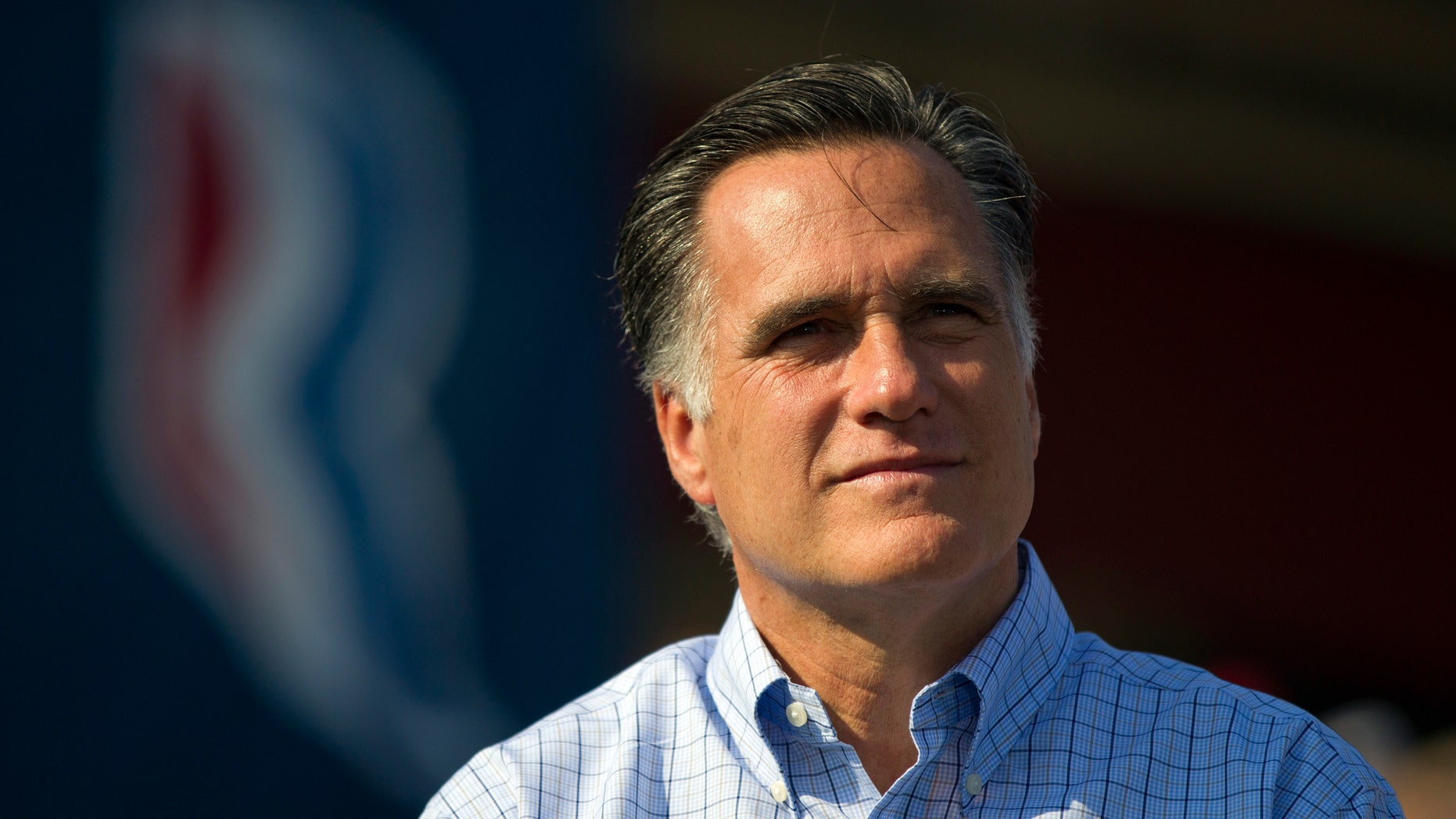Aug. 25, 2012: Republican presidential candidate, former Massachusetts Gov. Mitt Romney listens as vice presidential running mate Rep. Paul Ryan, R-Wis., not pictured, speaks during a campaign rally in Powell, Ohio.