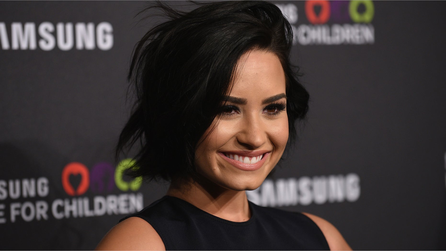 Demi Lovato at Hammerstein Ballroom on September 17, 2015 in New York City.