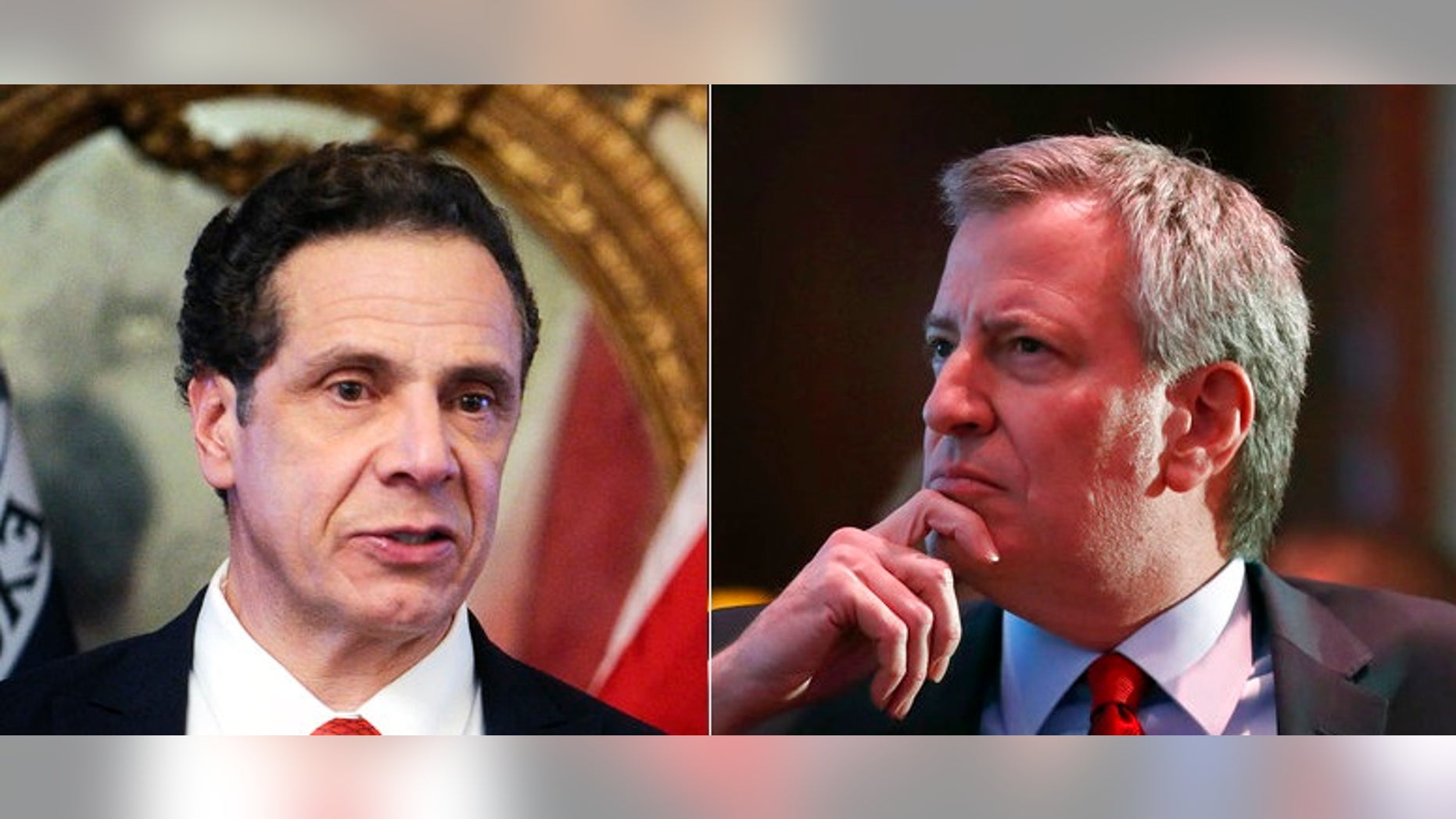 Despite both being Democrats, New York Gov. Andrew Cuomo, left, and New York City Mayor Bill de Blasio often fail to see eye to eye.