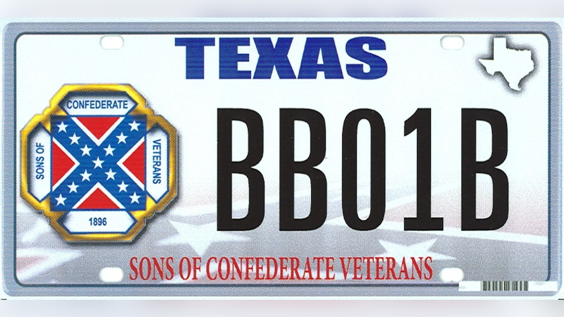 The Texas Sons of Confederate Veterans designed the plate, which has not yet been approved, to remember those who died fighting in the Civil War.
