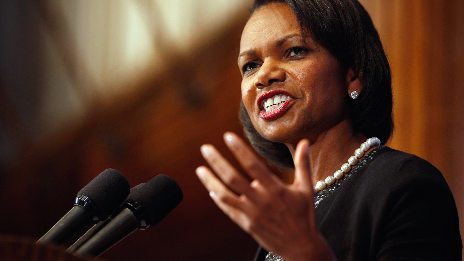 Former U.S. Secretary of State Condoleezza Rice