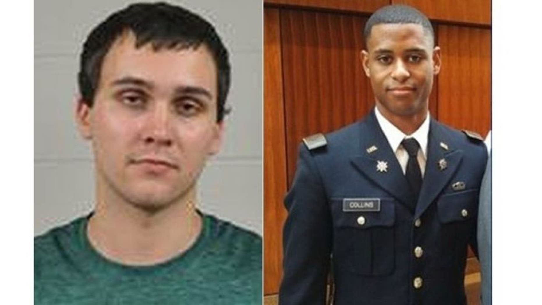 Sean Urbanski, 22, at left, is accused of stabbing Richard Collins III. 23, on the University of Maryland campus in College Park early Saturday, May 20, 2017.