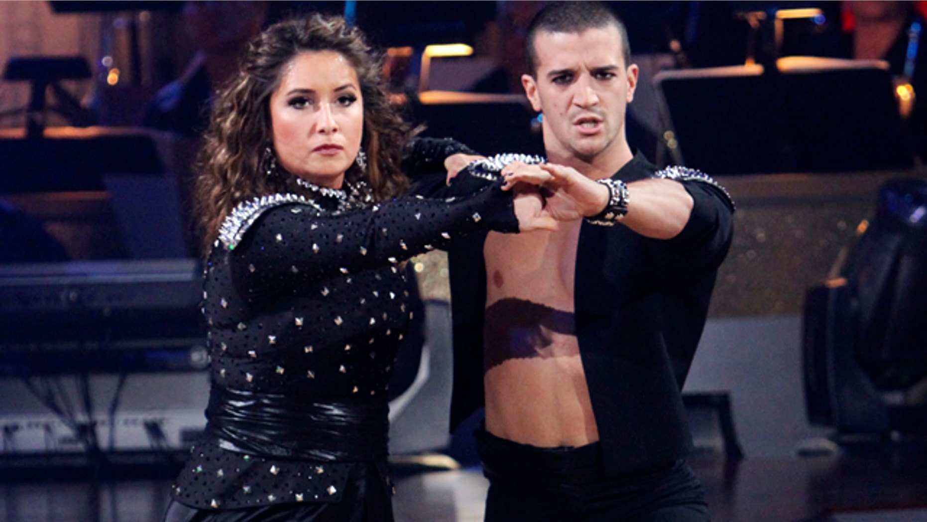 Bristol Palin and her partner Mark Ballas perform on 'Dancing with the Stars,' in Los Angeles.