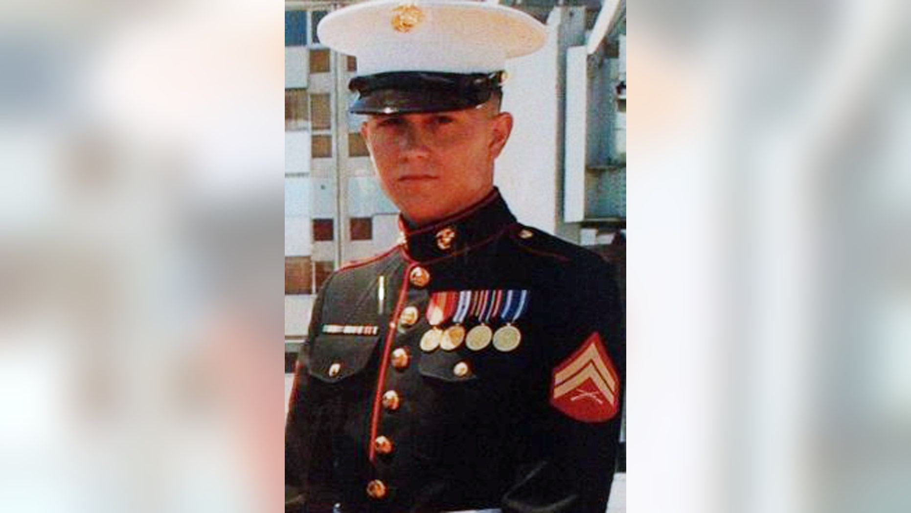 This undated photo provided by the family via attorney Aaron J. Freiwald shows U.S. Marine Brian LaLoup who died in 2012 while stationed in Greece. LaLoup's parents, Coatesville Pa. residents said when his body arrived home in Pennsylvania his heart was missing, and they’ve sued the Department of Defense. On Tuesday, Dec. 10, 2013, his mother, Beverly LaLoup, said a heart was later sent to them, but it wasn't her son's. (AP Photo/LaLoup Family)