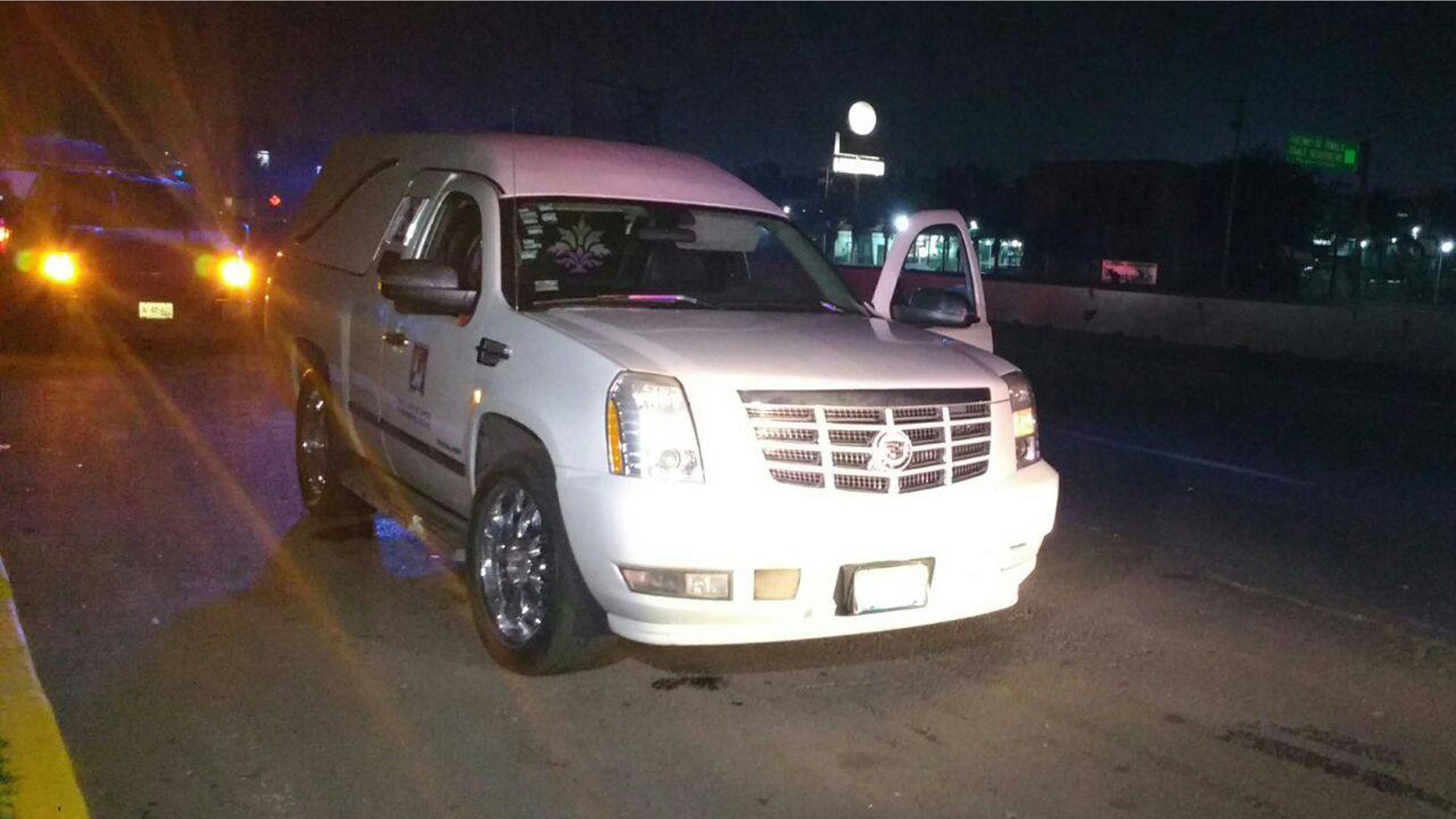 A man made off with a hearse with a corpse inside on Friday in central Mexico, according to police.