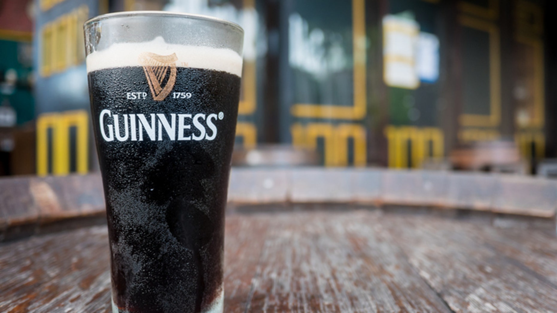 Pattaya, Thailand - September 18, 2016: Thailand, Pattaya : Pint of beer served at Guinness Brewery on September 18, 2016 in Pattaya.