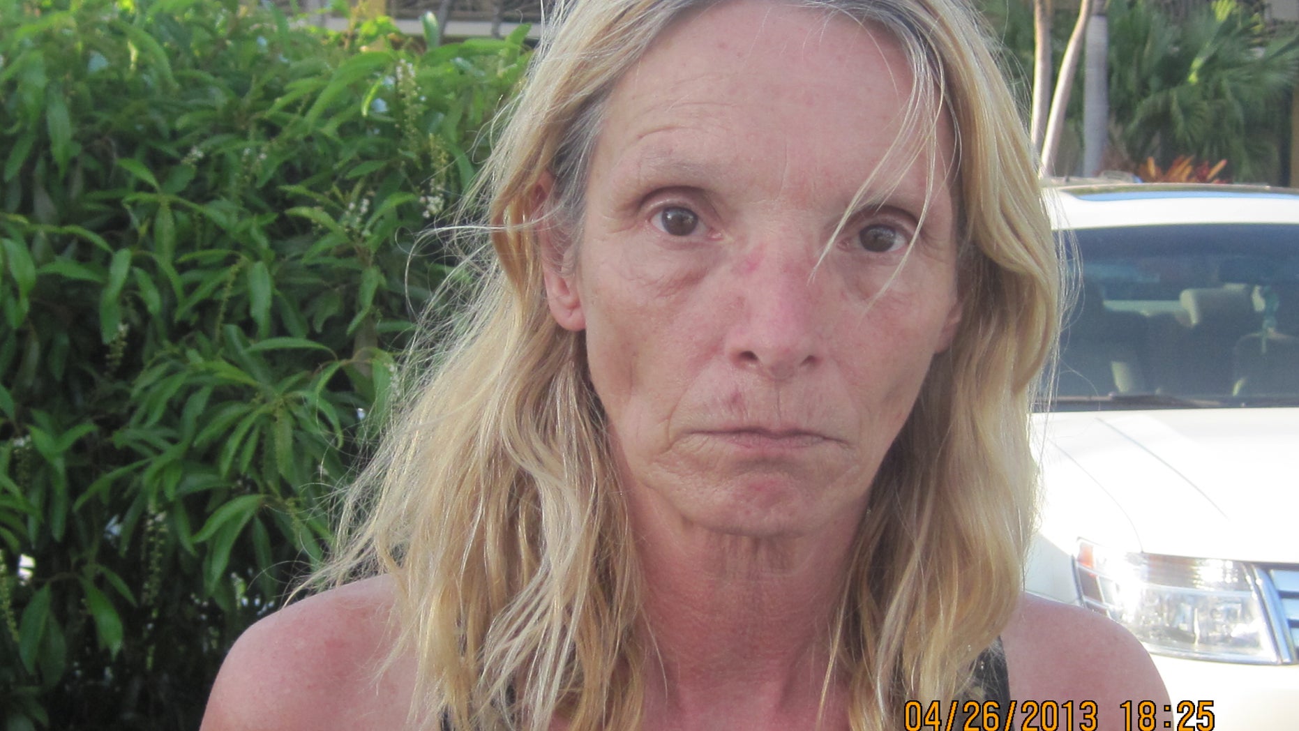 An April 26, 2013 photo taken by the Monroe County, Fla. Sheriff's Office and released by the Lititz Borough, Pa. Police, is of Brenda Heist. Lititz Borough Police in central Pennsylvania say Heist, who disappeared after dropping off her children for school 11 years ago has been located in Florida after traveling there with homeless hitchhikers and sleeping under bridges. (AP Photo/Lititz Borough Police)