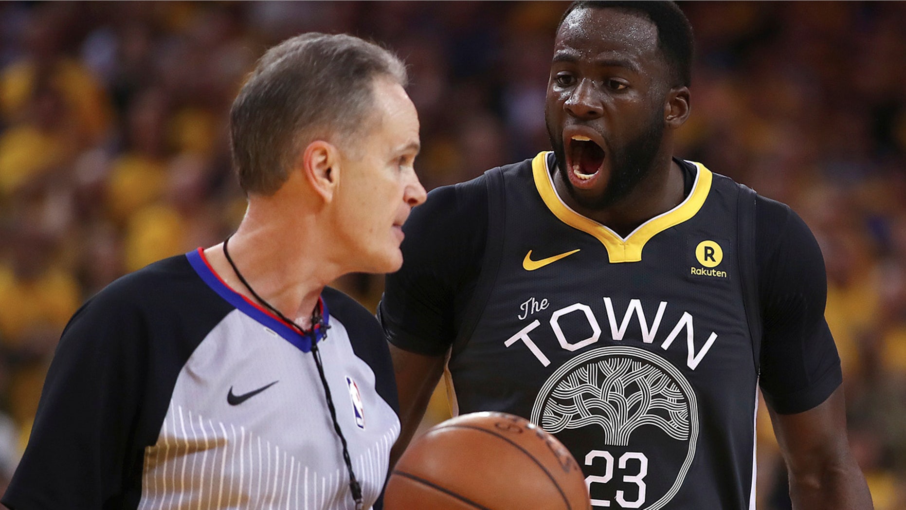 May 1: Golden State Warriors' Draymond Green says he feels sad for anyone who threatens violence over a basketball game and prays they get the help they need.