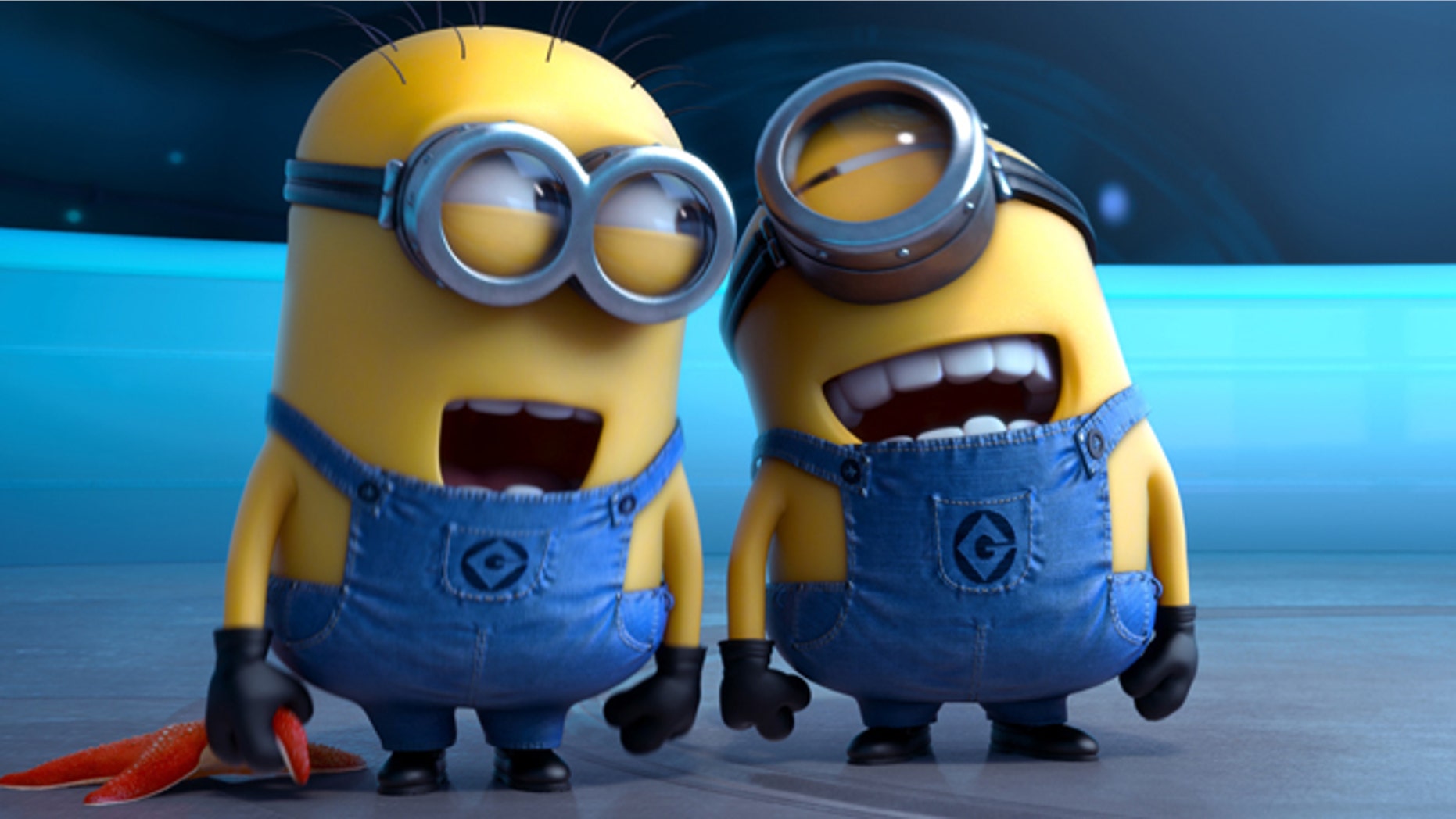 FILE - This file photo provided by Universal Pictures shows the minion characters in the film "Despicable Me 2." Domestic box office numbers so far on this long Fourth of July holiday weekend are suggesting the the animated minions of family favorite, with a price tag one third of what The Lone Ranger cost to make, is outperforming the masked man by more than three to one. (AP Photo/Universal Pictures, File)