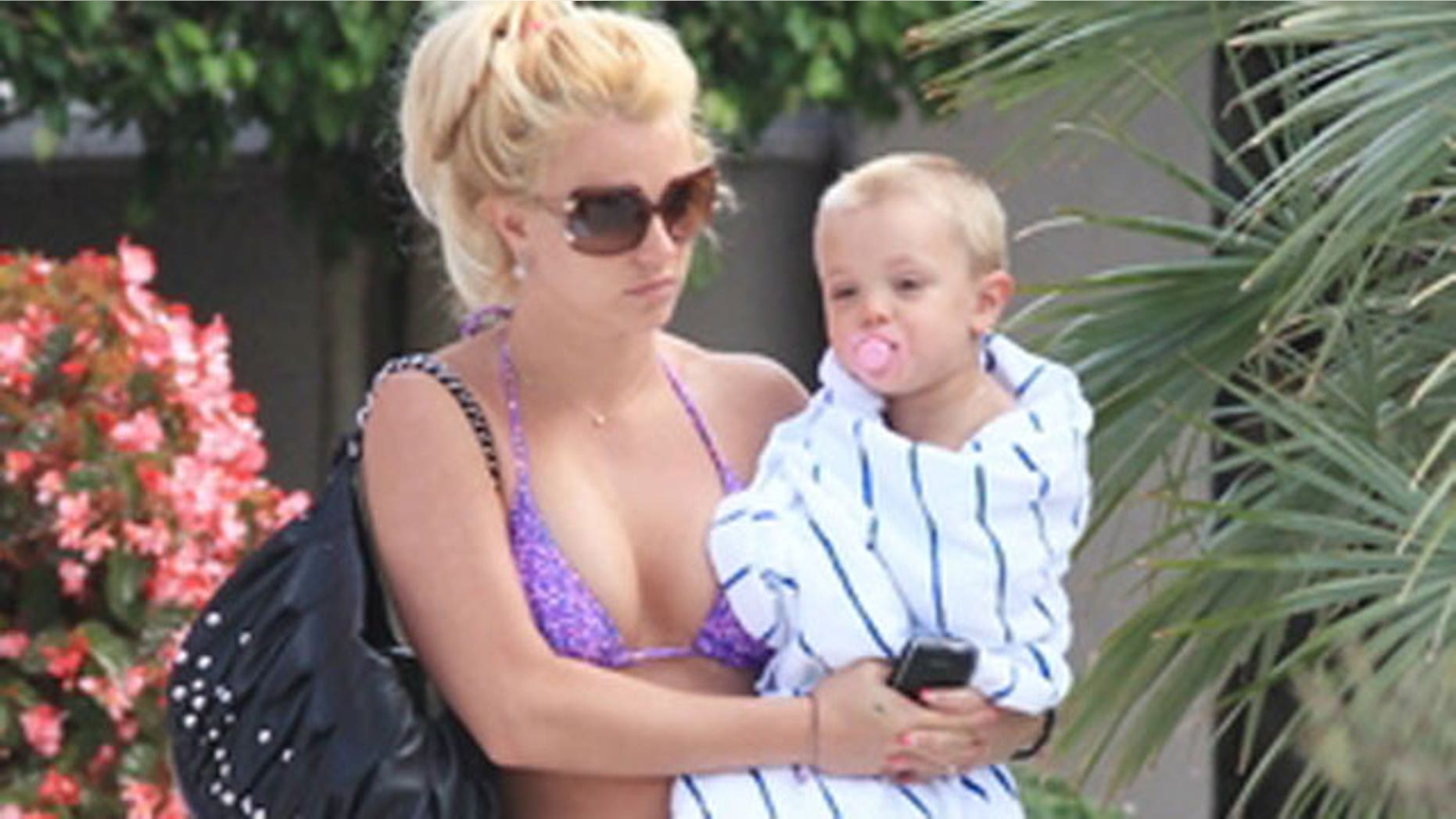 Britney Spears and son Jayden. (X17)
