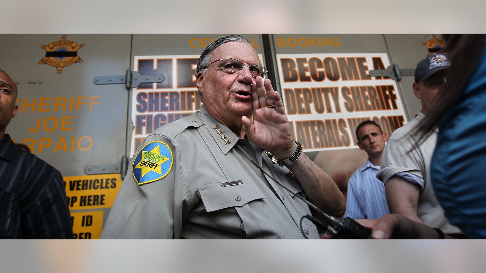 Maricopa County Sheriff Joe Arpaio in a 2010 file photo.