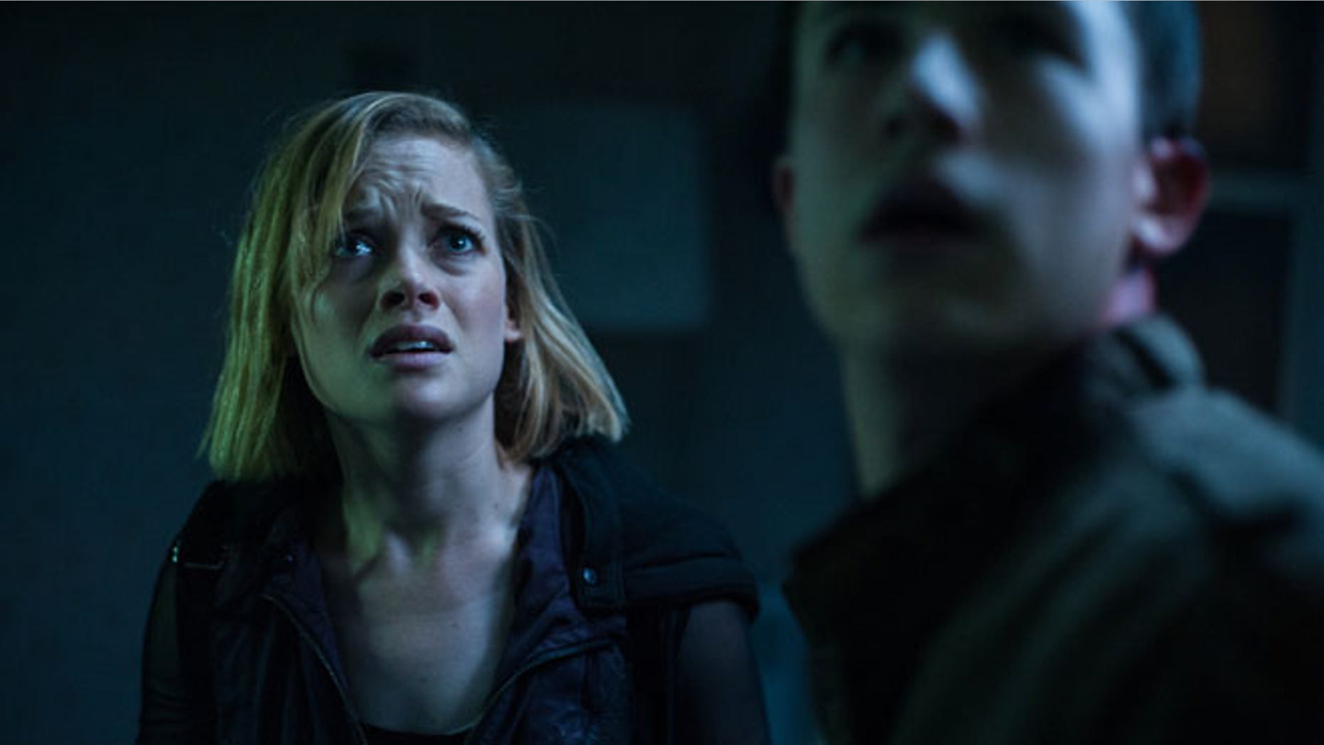 FILE - This undated file image released by Sony Pictures shows Jane Levy, left, and Dylan Minnette in a scene from "Dont Breathe." According to studio estimates Sunday, Aug. 28, 2016, audiences turned out in droves for the late summer thriller, which brought in $26.1 million. (Gordon Timpen/Sony/Screen Gems via AP, File)